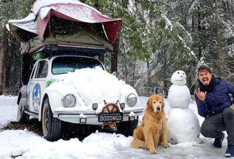 Acidente nos EUA mata Jesse Koz e seu cachorro Shurastey que viajavam