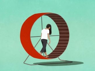 ilustração de burnout