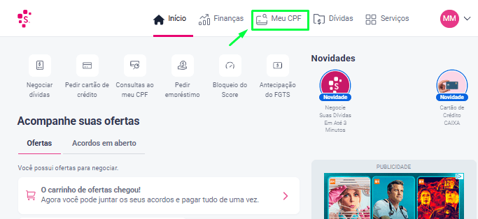 Passo 11 para utilizar o Serasa e verificar o CPF