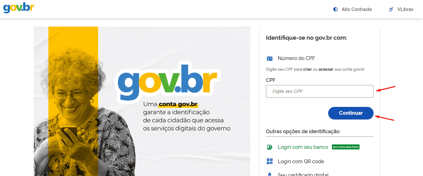 Passo 2 para utilizar o Registrato