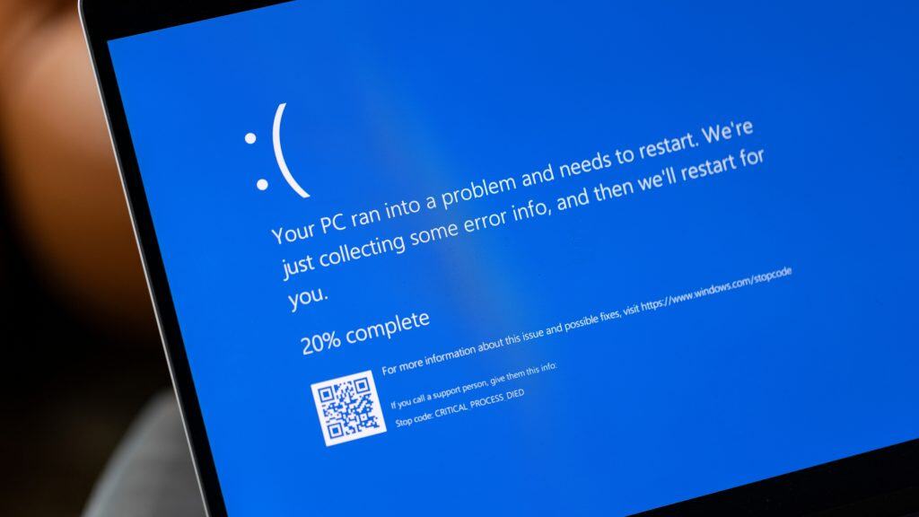 Tela Azul da Morte no Windows