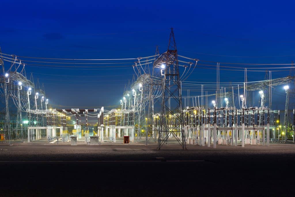 estação energia elétrica