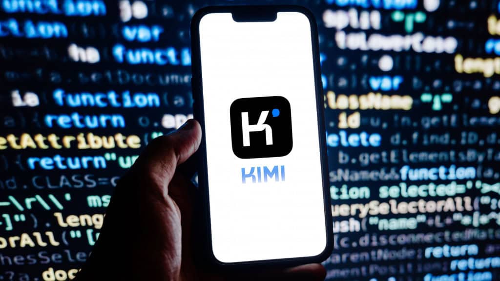 App do chatbot Kimi K3 da empresa Moonshot